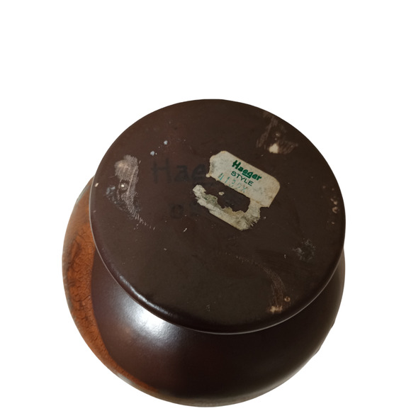 Haeger Brown Earth Wrap Bud Vase - Picture 5 of 5